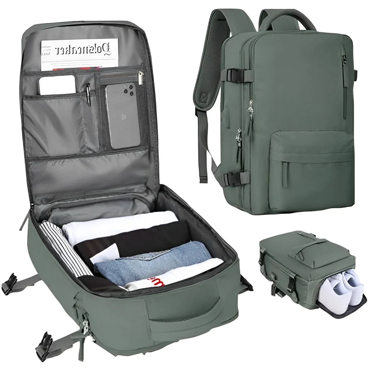 Sac à Dos Laptop Anti-Vol avec Port USB - Voyage & Business