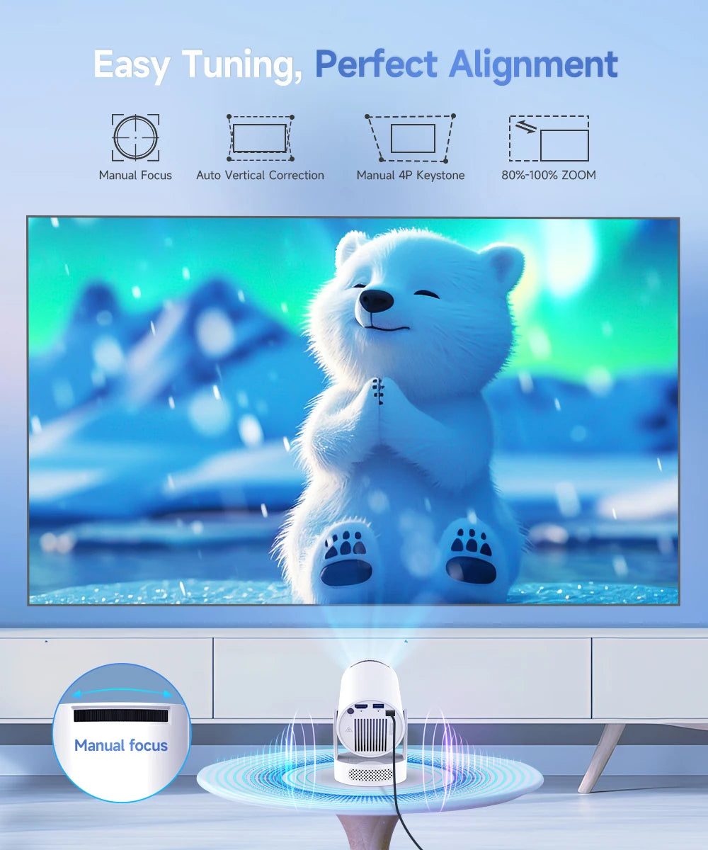 Projecteur Portable 4K Magcubic HY300 Pro+ - Android 11 WiFi