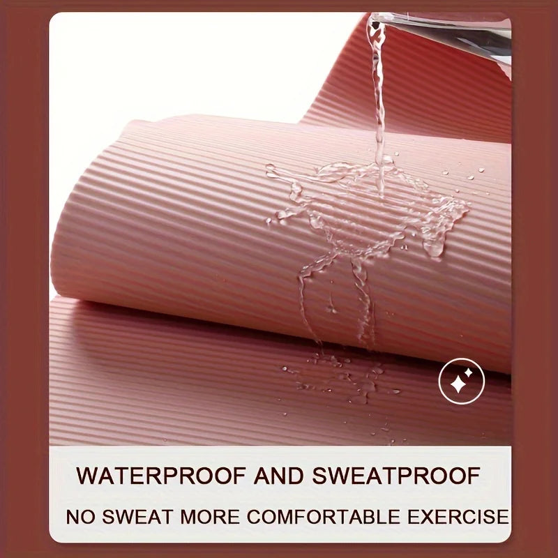 Tapis de Yoga NBR Antidérapant Épais 15mm - Pilates & Fitness