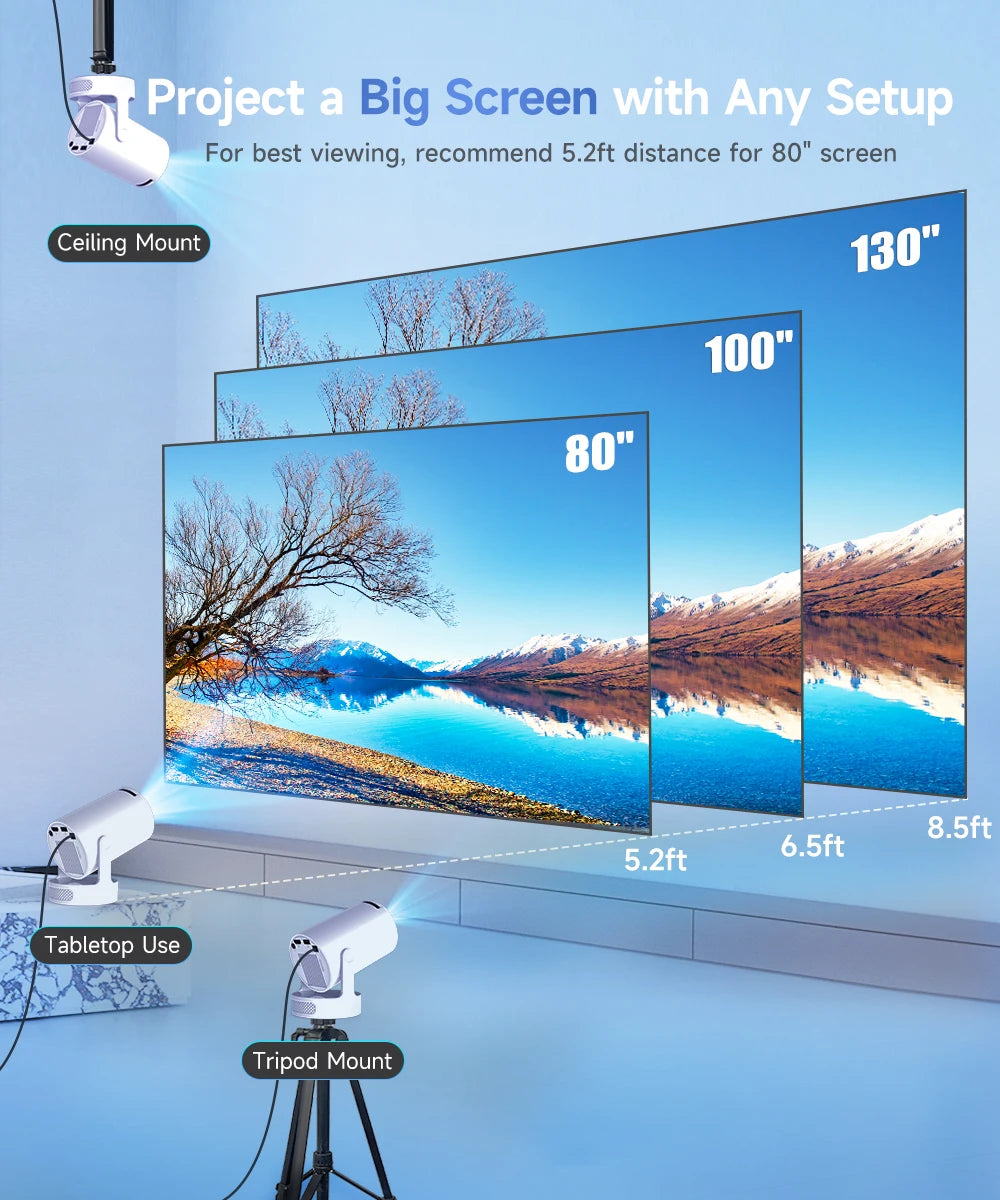 Projecteur Portable 4K Magcubic HY300 Pro+ - Android 11 WiFi