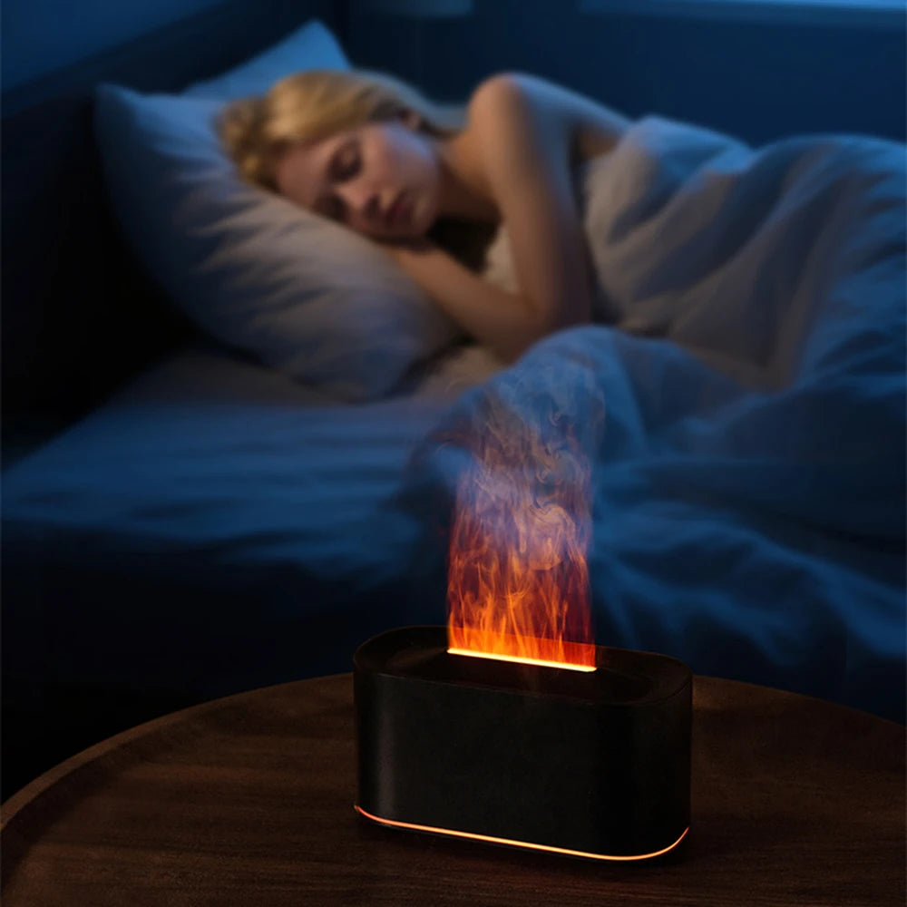 Diffuseur d'Huiles Essentielles à Flamme Colorée
