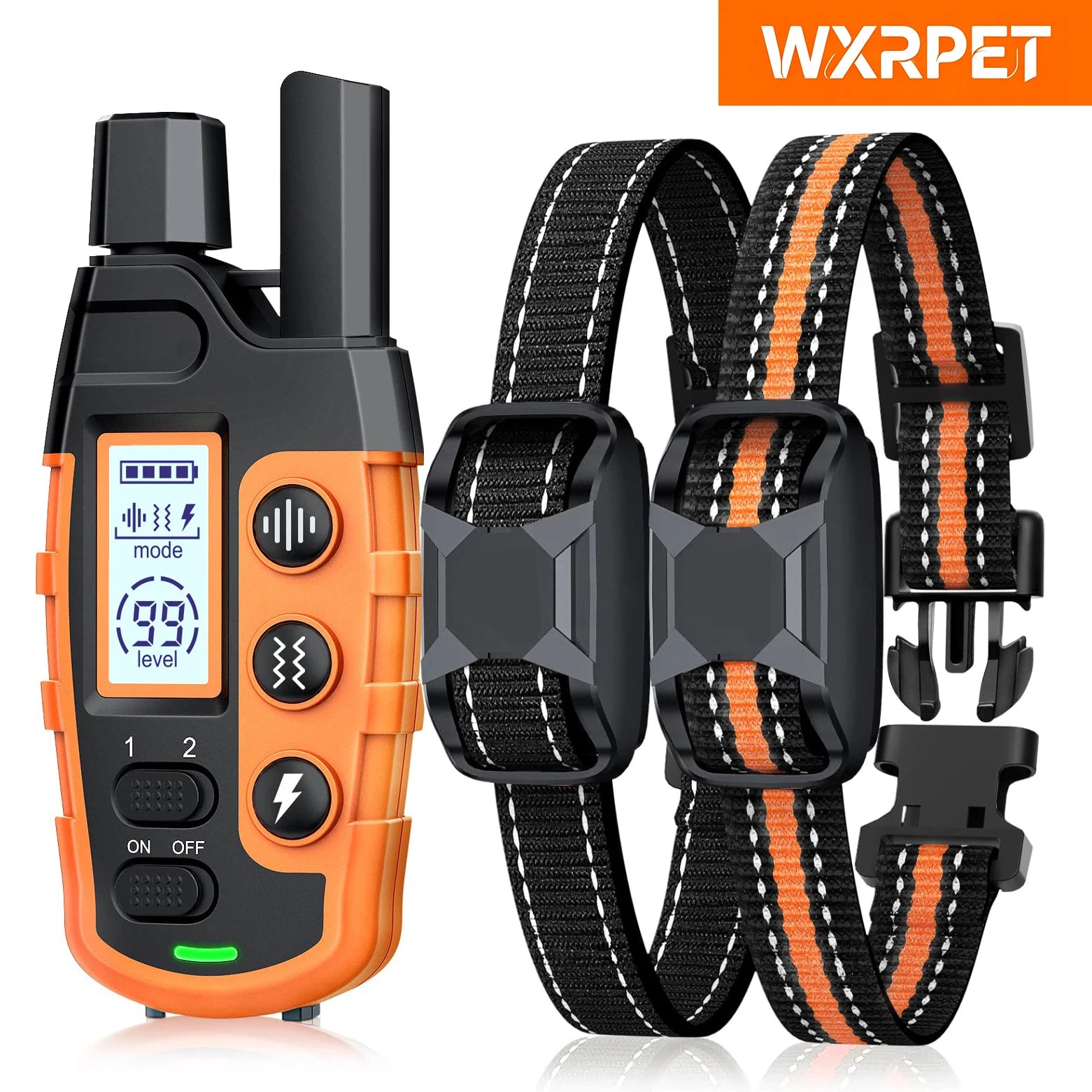 Collier de Dressage Chien Rechargeable - Télécommande 1000m