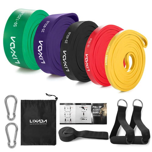 Bandes de Résistance Musculation - Set 5 Élastiques Pull-Up