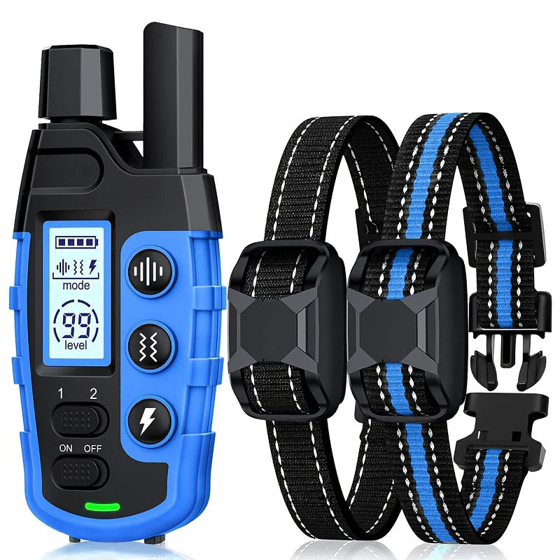 Collier de Dressage Chien Rechargeable - Télécommande 1000m