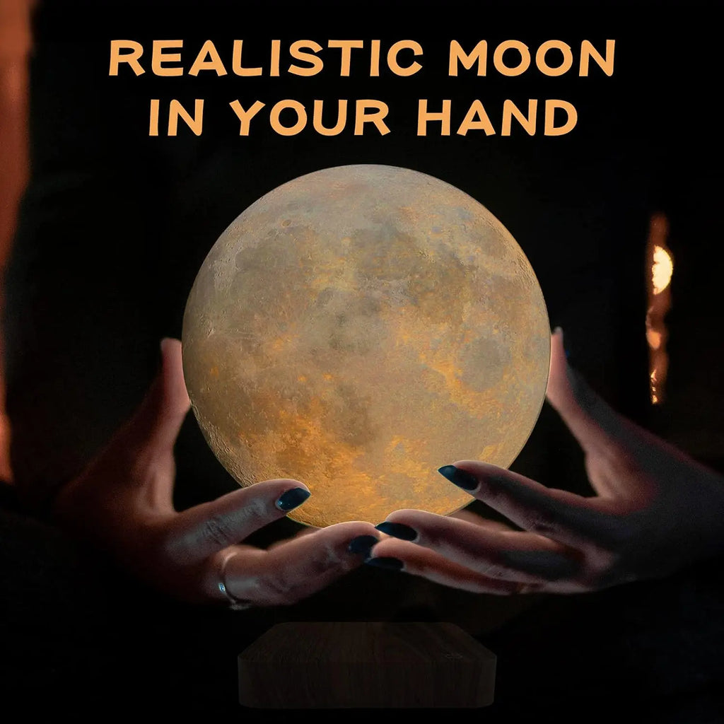Lampe Lune Lévitante Magnétique - Veilleuse LED 3D