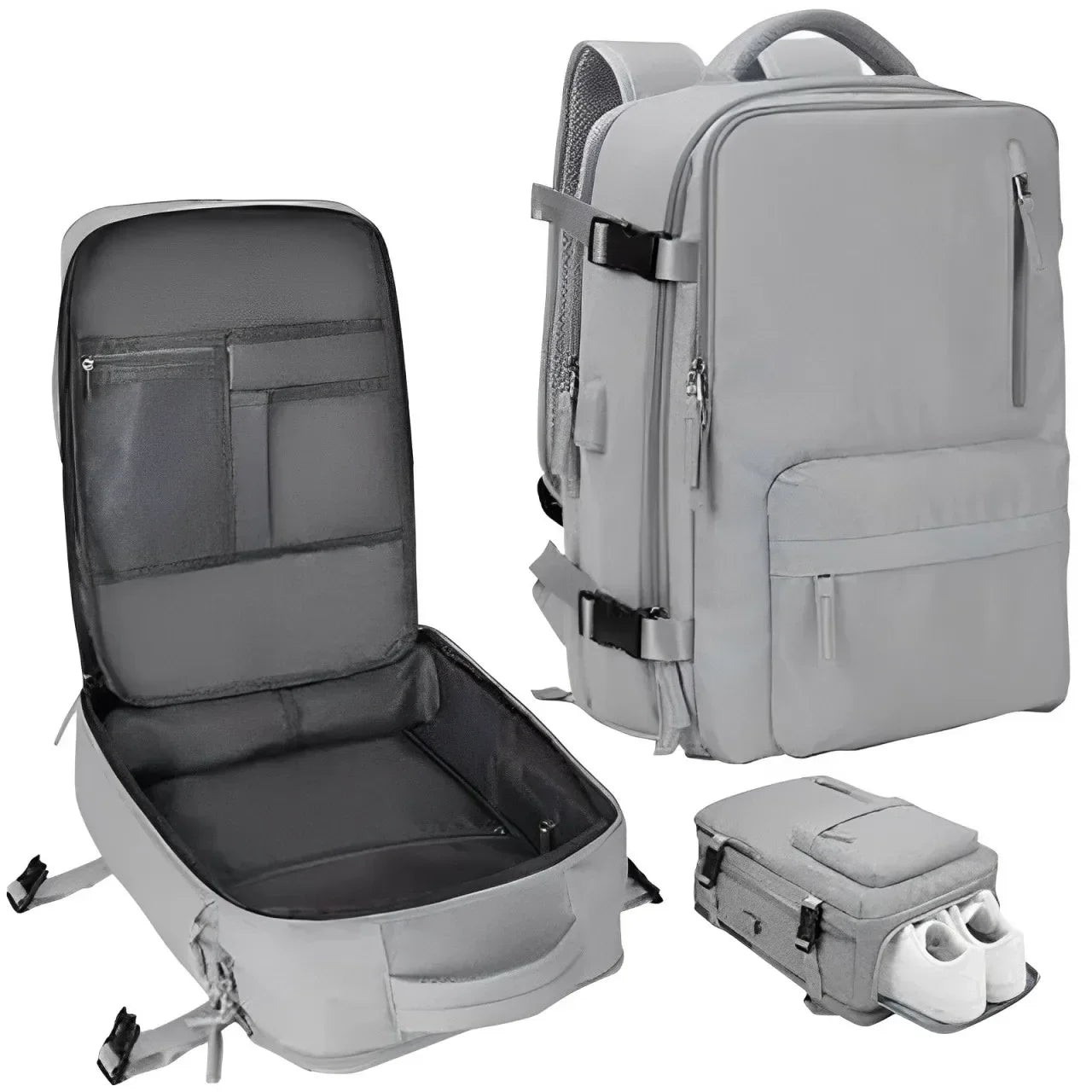 Sac à Dos Laptop Anti-Vol avec Port USB - Voyage & Business