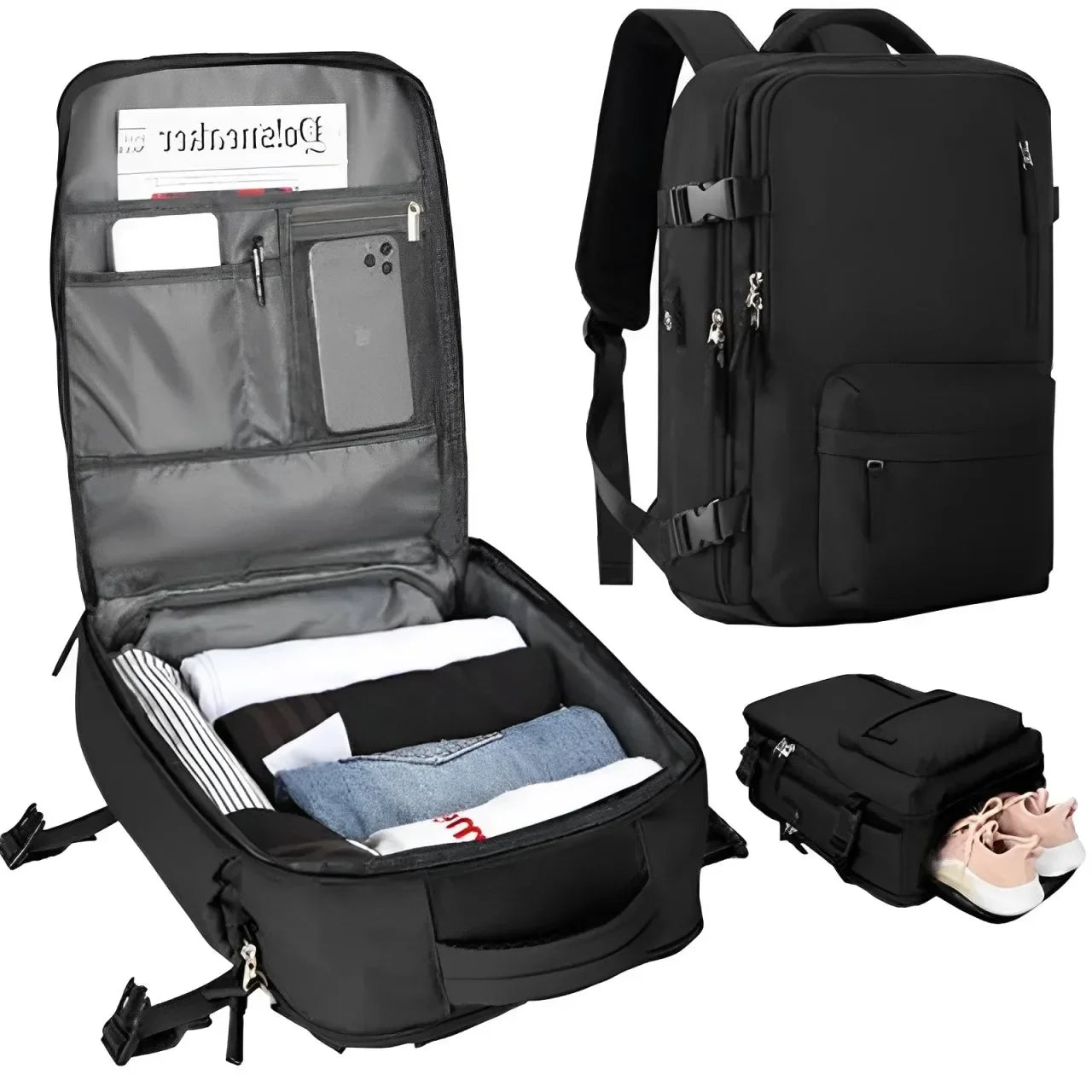 Sac à Dos Laptop Anti-Vol avec Port USB - Voyage & Business