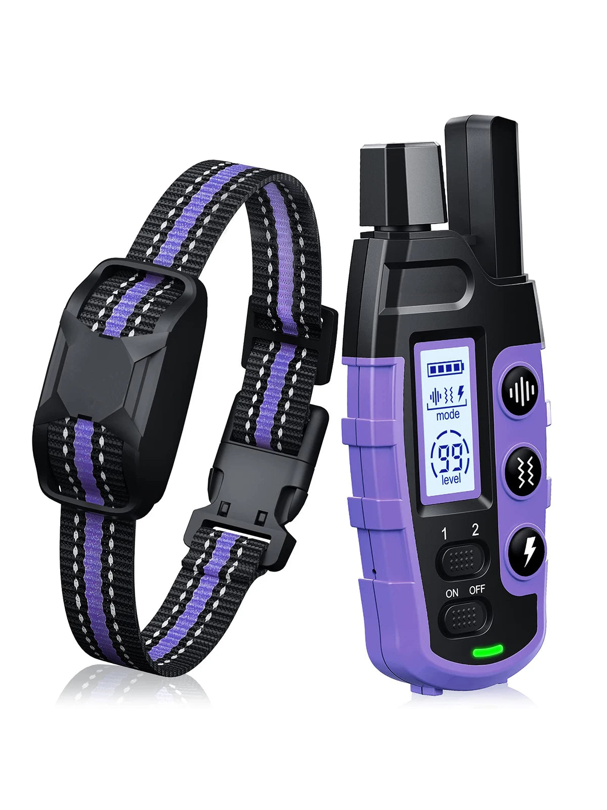 Collier de Dressage Chien Rechargeable - Télécommande 1000m