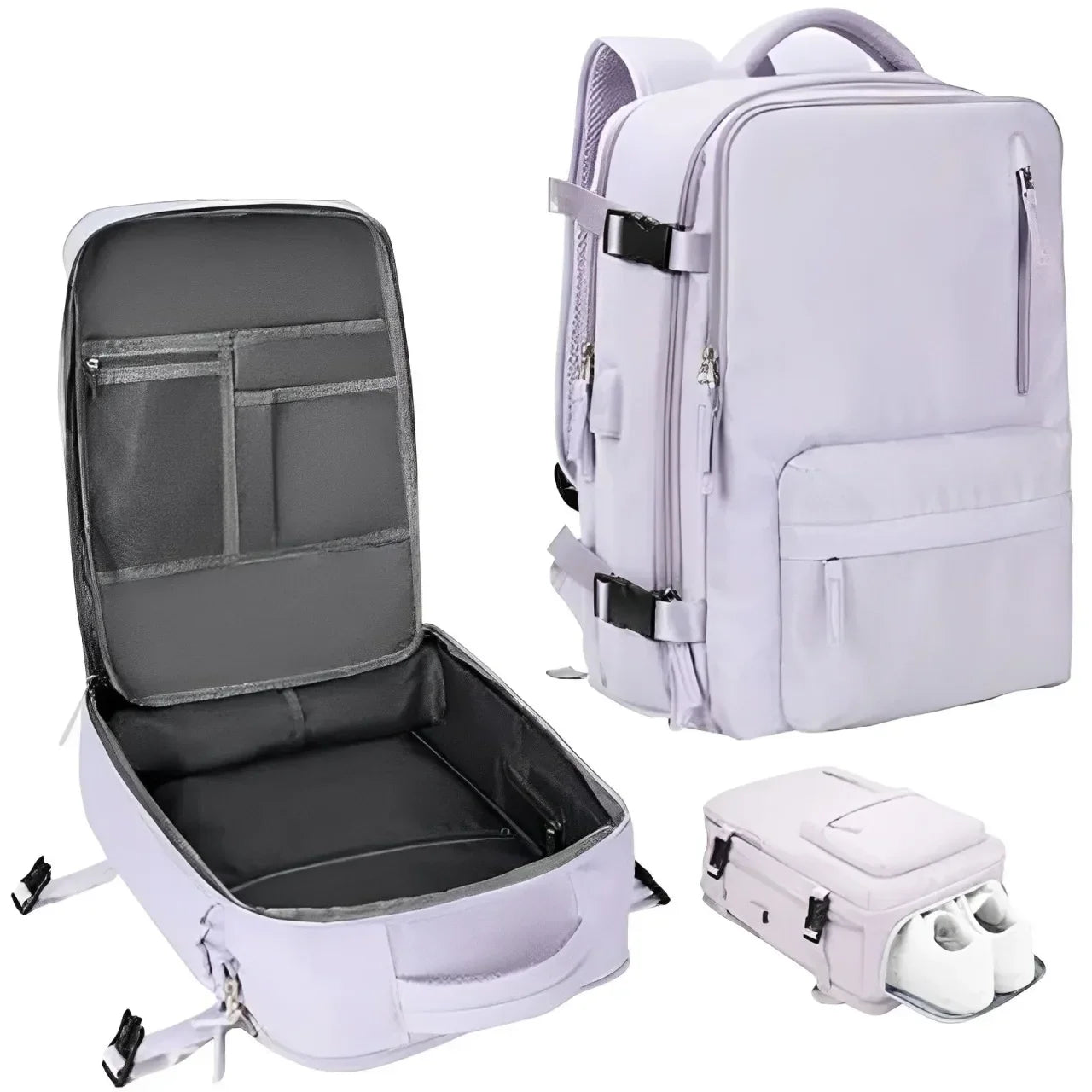 Sac à Dos Laptop Anti-Vol avec Port USB - Voyage & Business