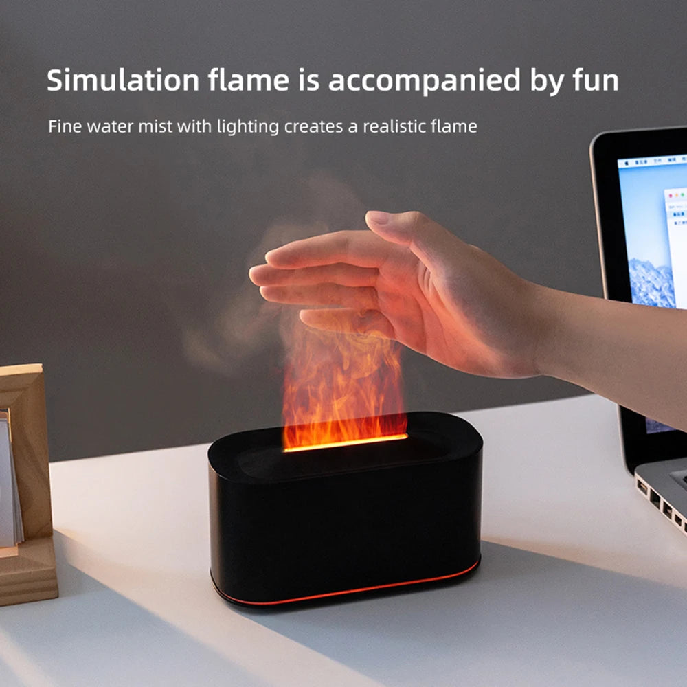 Diffuseur d'Huiles Essentielles à Flamme Colorée